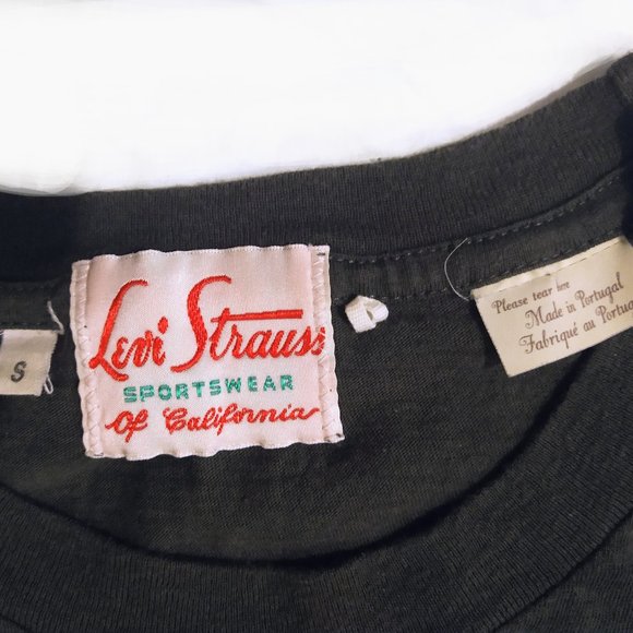 LVC Levi's Vintage Clothing 1950's Sportswear Tee Abstract Modern Art Small FW16 - Picture 4 of 6